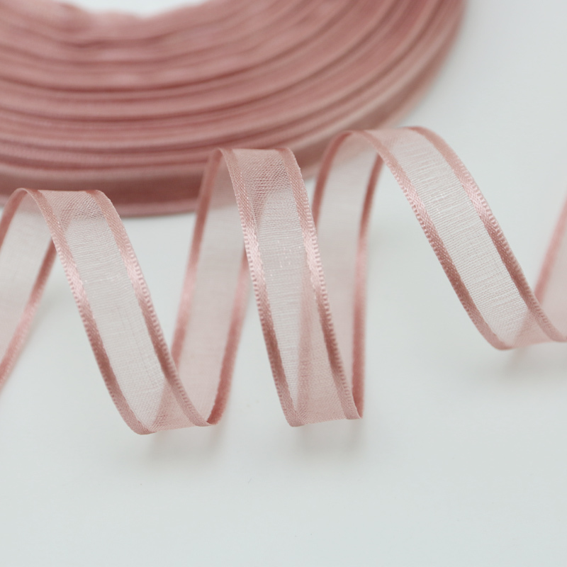 Ribbon Organza Roll - (50 Yards/roll) 3/8'' (10mm) Broadside Organza