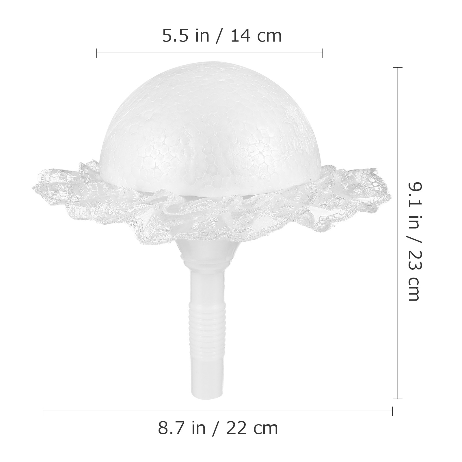 1Set Premium Lace-Trimmed Foam - огляд і ціна Bouquet Holder Foam