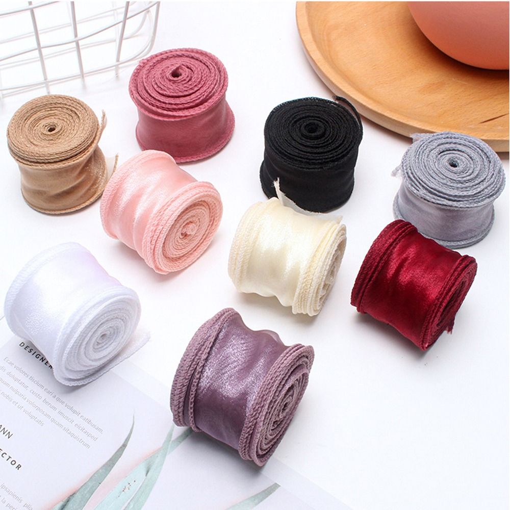Roll Satin Ribbon 40mm 10 yard - огляд і ціна Ribbon Organza Roll