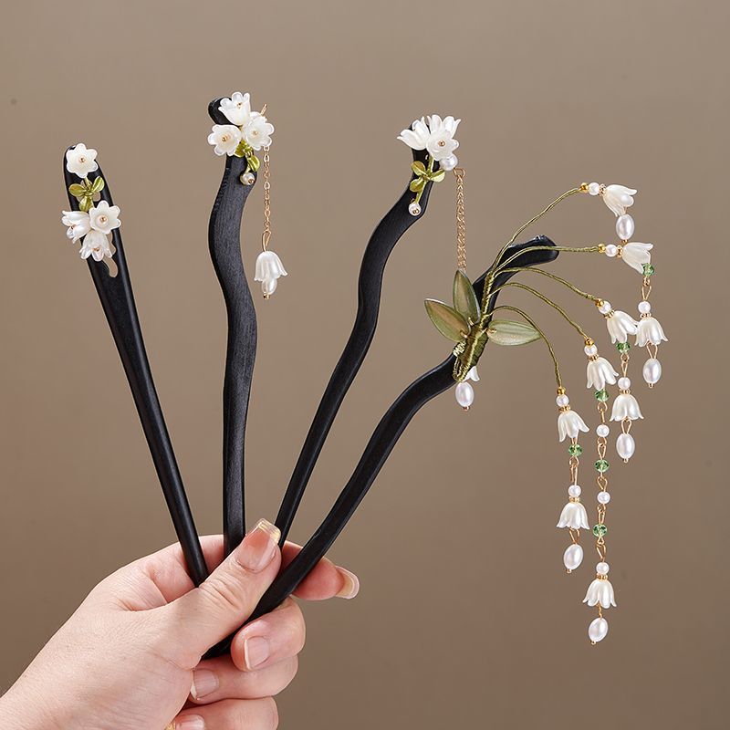 Wooden Flower Hairpin Vintage  - огляд і ціна Supply Florist
