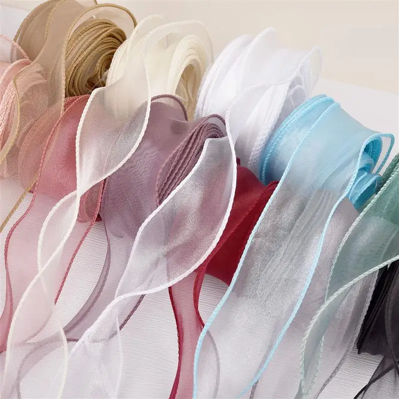 10m/ 2.2m Roll Solid Color Org - огляд і ціна Ribbon Organza Roll