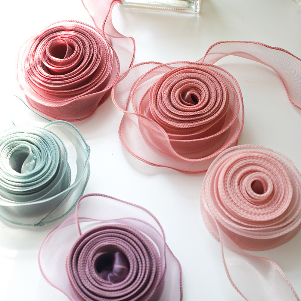 40mm 10 yards Roll of Satin Ri - огляд і ціна Ribbon Organza Roll