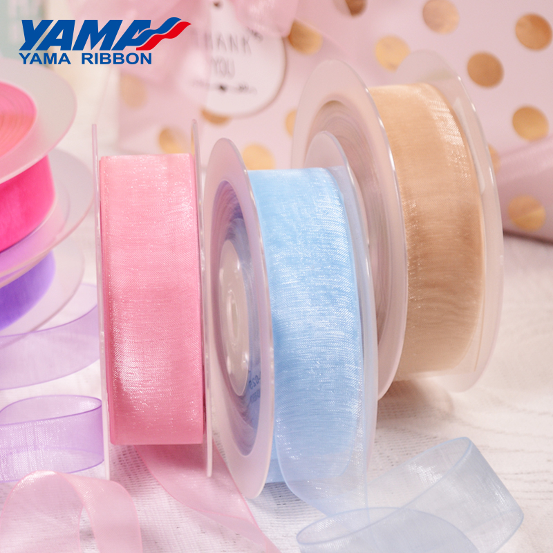 YAMA Sheer Organza Silk Ribbon - огляд і ціна Ribbon Organza Roll