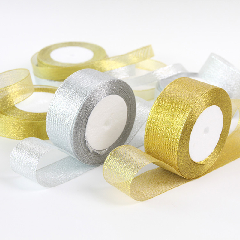 Gold/Silver Organza Onion Ribb - огляд і ціна Ribbon Organza Roll