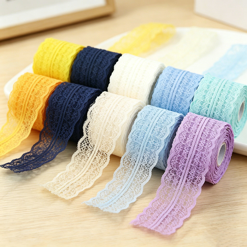 (5 Yards/Roll) 45mm White Lace - огляд і ціна Ribbon Organza Roll